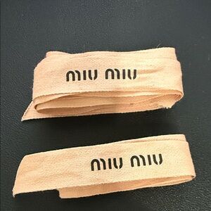 Miu Miu Soft Peach Ribbon